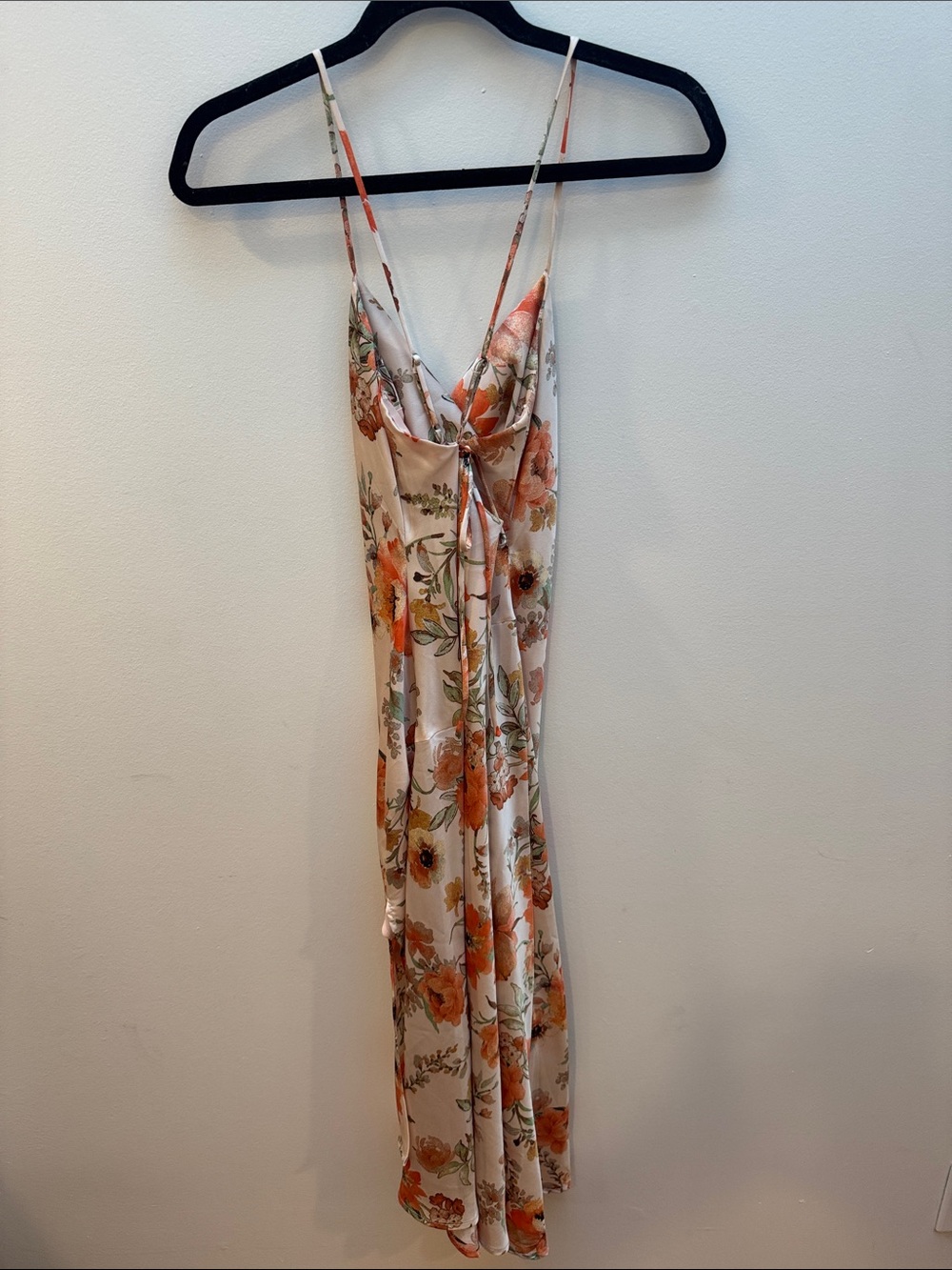 ASTR The Label Floral Satin Midi Slip Dress - Picture 3 of 3